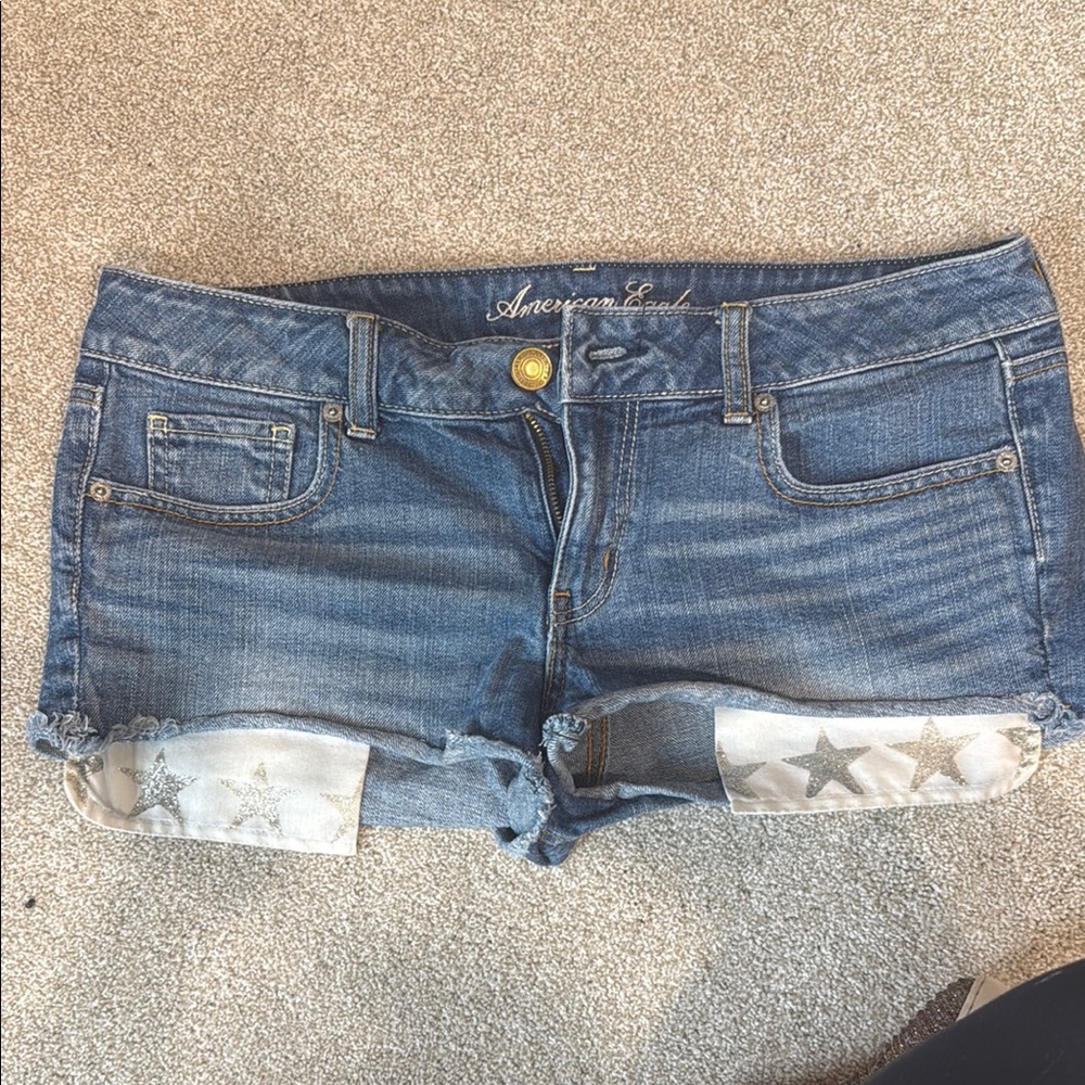 American Eagle Outfitters Women's Blue Denim Shorts